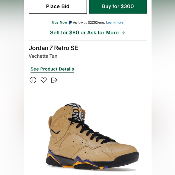 Jordan Retro Se 7 authentic